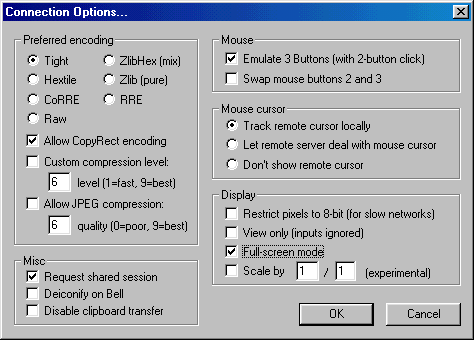 TightVNC 1.2.1