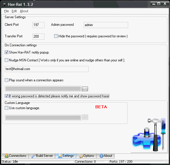 Hav-RAT 1.3.2.4 Beta