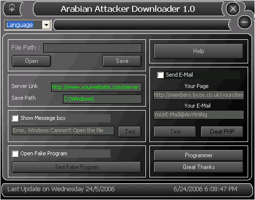 Arabian Attacker Downloader 1.0