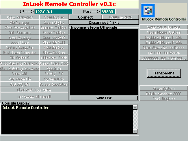 InLook Remote Controller