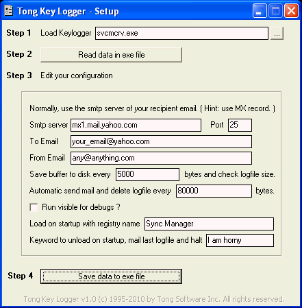 Tong Key Logger