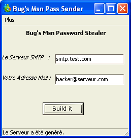 MSN Pass Sender 1.0