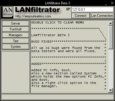 LANfiltrator Beta 3