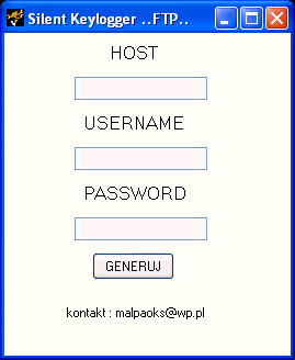 Silent Keylogger FTP