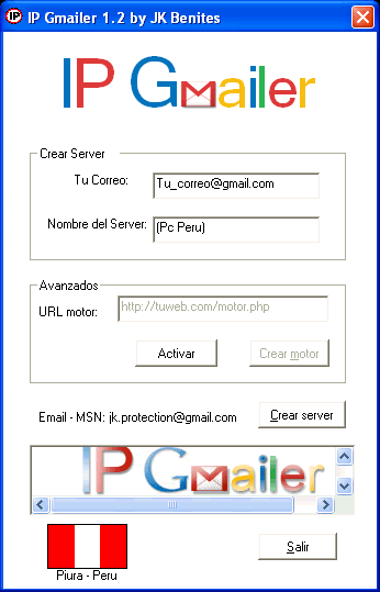 IP Gmailer 1.2