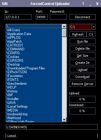 ForcedControl Uploader 1.1