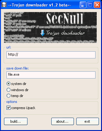 Trojan Downloader 1.2 beta