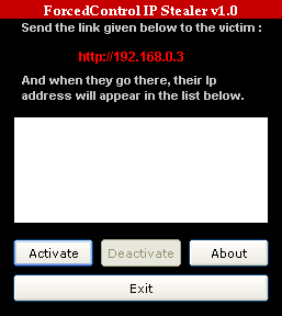 ForcedControl IP Stealer 1.0