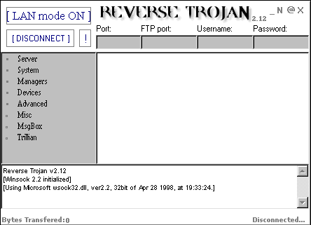 Reverse Trojan 2.12