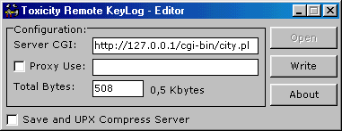 Toxicity Remote KeyLog