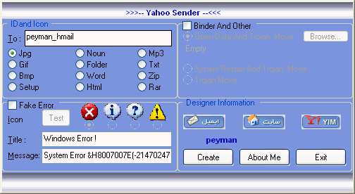 Yahoo Sender