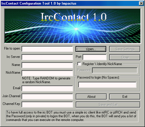 IrcContact 1.0