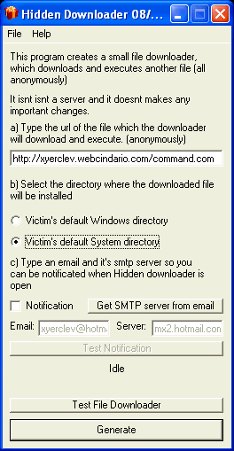 Hidden Downloader