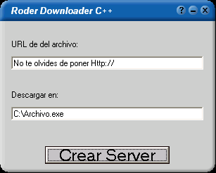 Roder Downloader C++