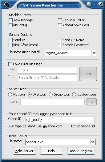 Smart-Hack Yahoo Pass Sender 1.1