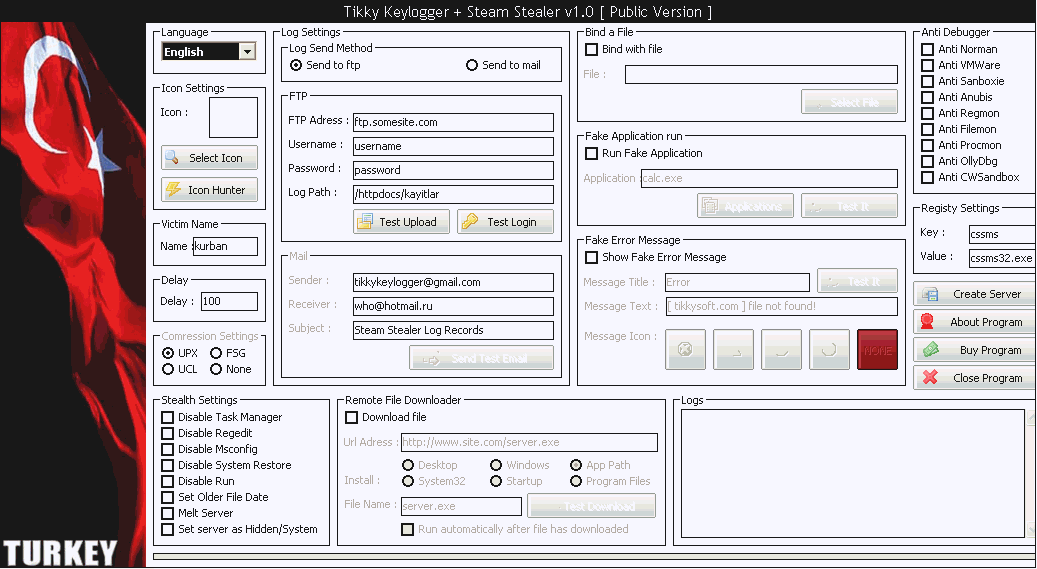 Tikky Keylogger