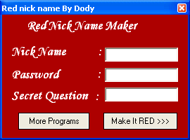 Red Nick Name