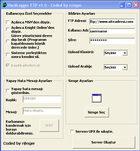 HackLogger FTP 1.0