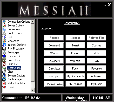 Messiah 1.0