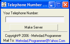 Telephone Number Sender 1.0