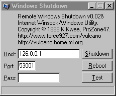 Remote Windows Shutdown