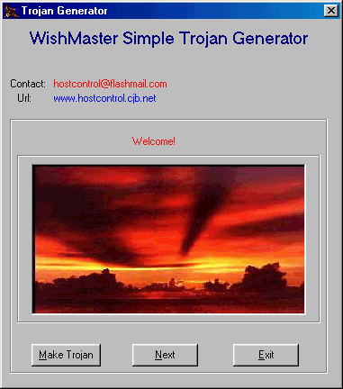 WM Trojan Generator 1.0