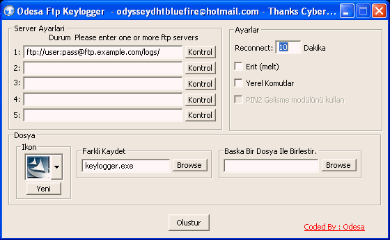 FTP Keylogger