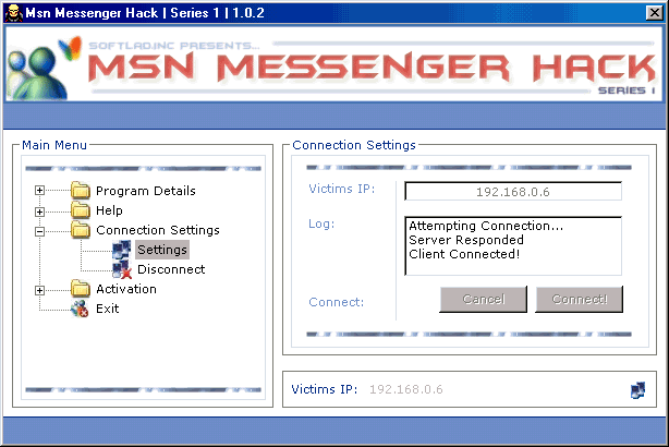 MSN Messenger Hack 1.0.2 v2