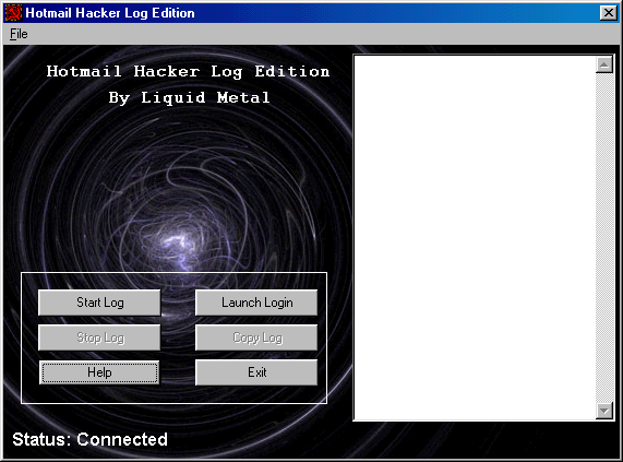 Hotmail Hacker Log Edition 2.6