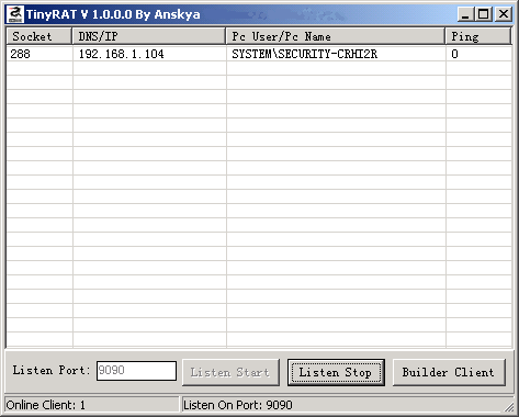 TinyRAT 1.0.0.0