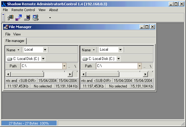 Shadow Remote Administrator 1.4 (c & e)