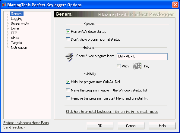 Perfect Keylogger 1.53