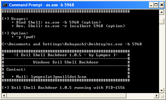 Evil Shell Backdoor