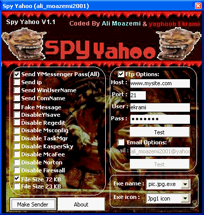 Spy Yahoo 1.1