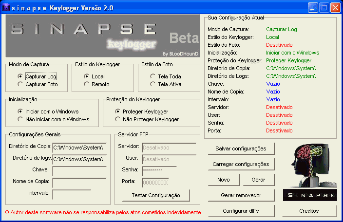 sinapse Keylogger