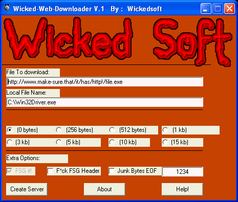 Wicked Webdownloader