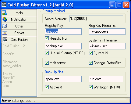 Cold Fusion 1.2 (build 97)