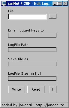 Jannet Remote Keylogger 4.20