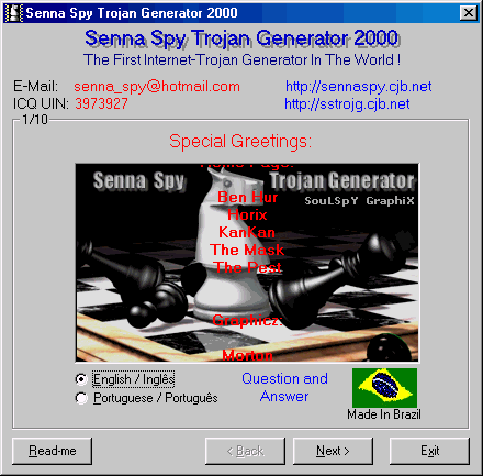 Senna Spy Trojan Generator 2000