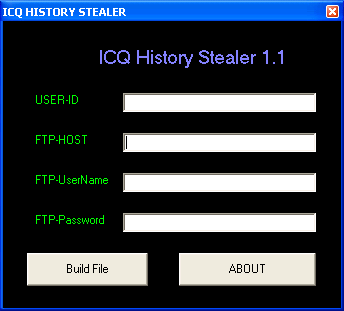 ICQ History Stealer