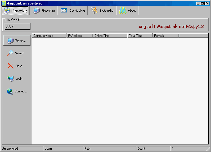 MagicLink netPcSpy 1.2