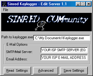 Sinred KeyLogger 1.1