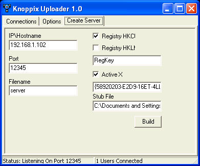 Knoppix Uploader