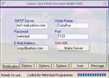 Yahoo Spy Final Build 2005