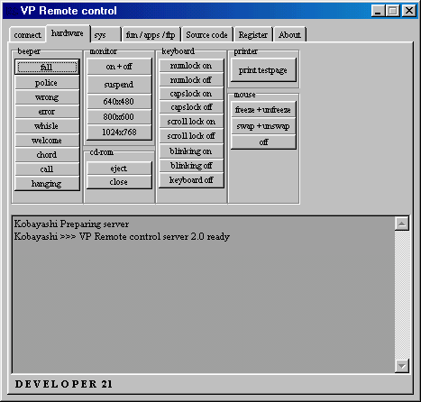 VP Remote control 2.0