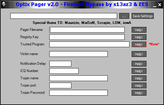 Optix Pager 2.0 Firewall Bypass