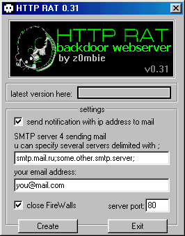 HTTP RAT 0.31 (l & m)