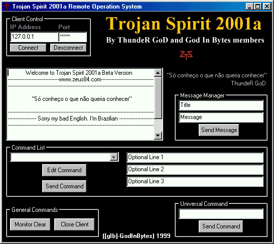 Trojan Spirit 2001a Beta Edition