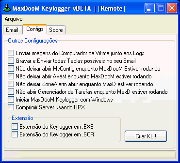 MaxDoom Keylogger