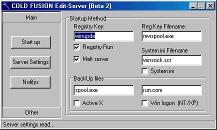 Cold Fusion 1.1 (build 027)